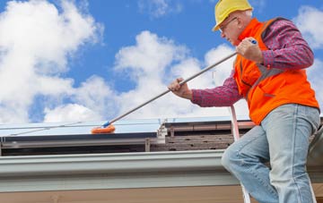 Old Romney soft wash roof cleaning